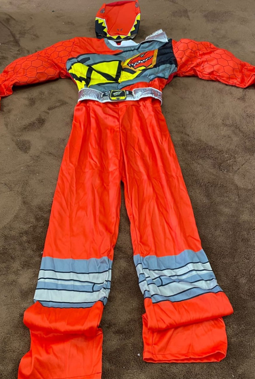 Disfraz de Power Ranger Rojo para Niños