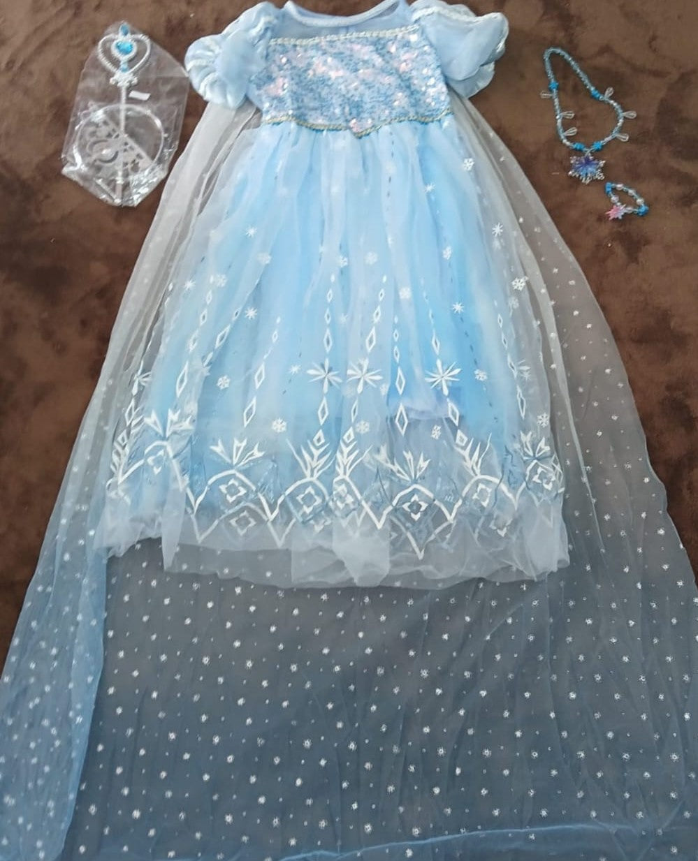 Vestido de Elsa de Frozen para Niña