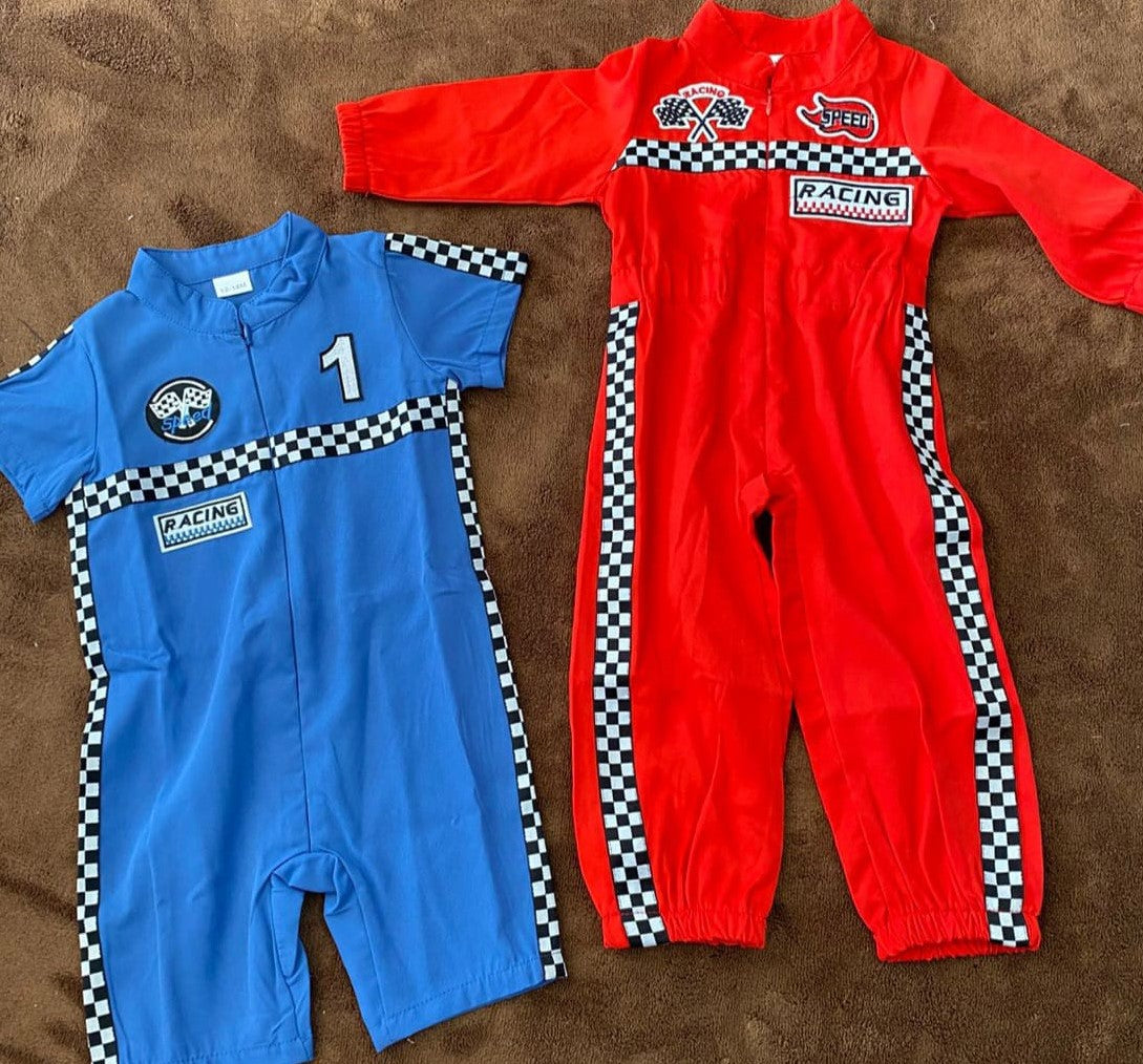 Traje de Piloto de Carreras para Niños - ¡Listos para la Pista de Velocidad!