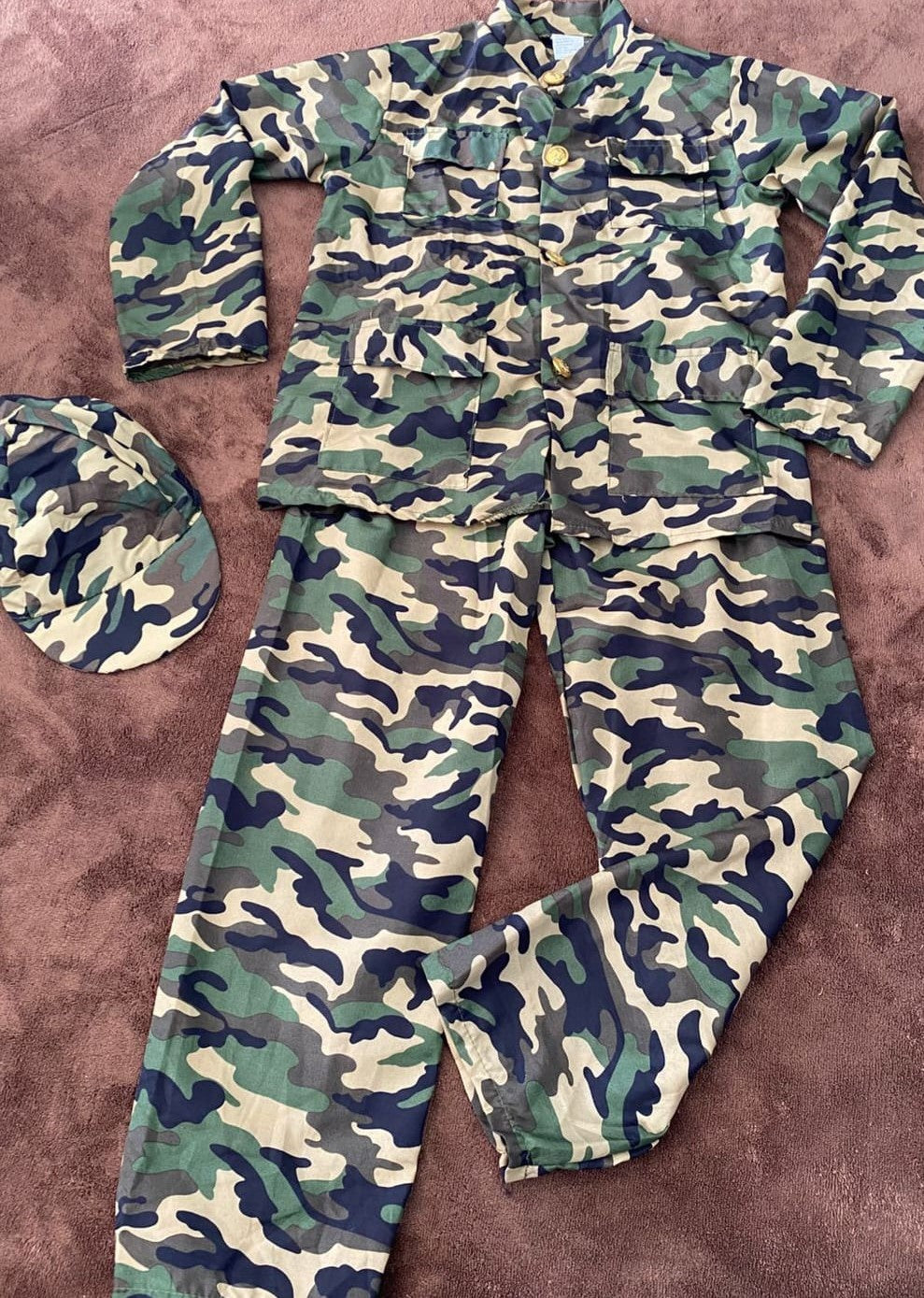 Traje de Soldado / Uniforme Militar de Camuflaje para Niños - ¡Aventura en el Campo!
