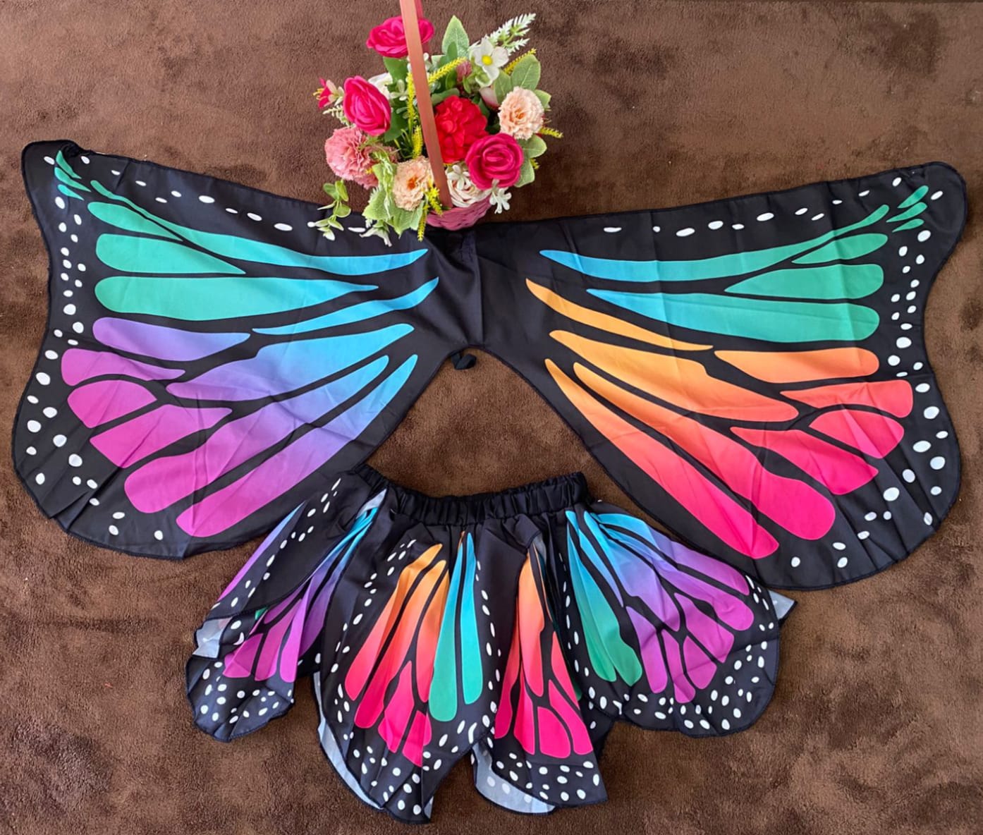 Mágico Disfraz de Mariposa Arcoíris para Niñas - ¡Vuela con Fantasía!