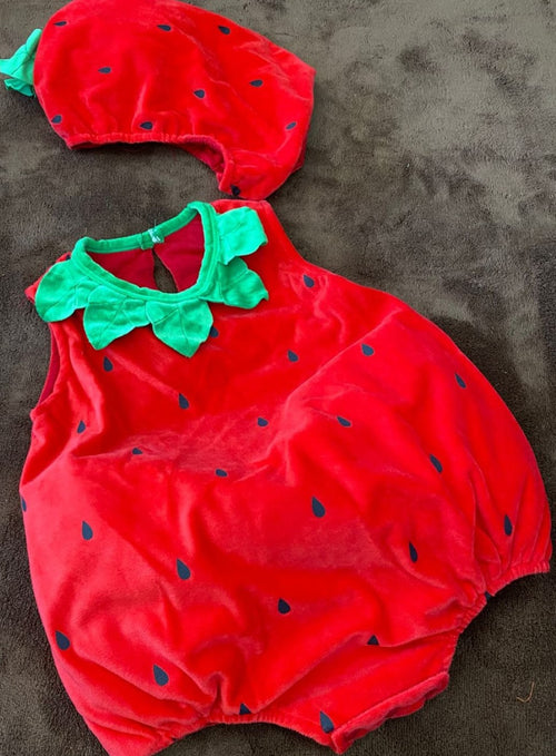 Adorable Disfraz de Fresa Dulce para Bebé