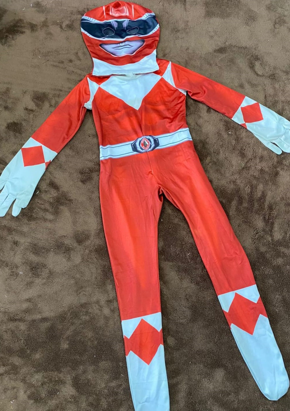 Disfraz de Power Ranger Rojo para Niños