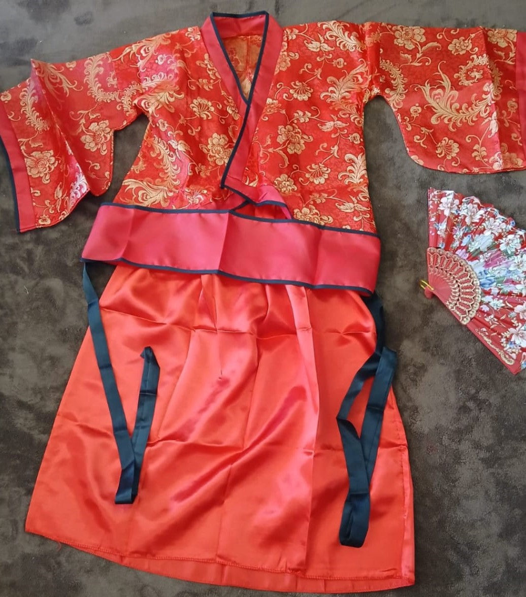 Elegante Traje de Danza Oriental / Vestido Tradicional Asiático para Niña