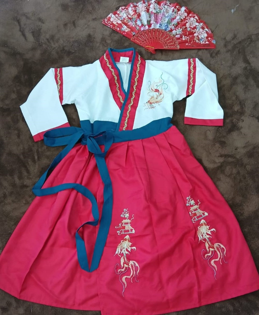 Traje Tradicional Coreano Hanbok Infantil
