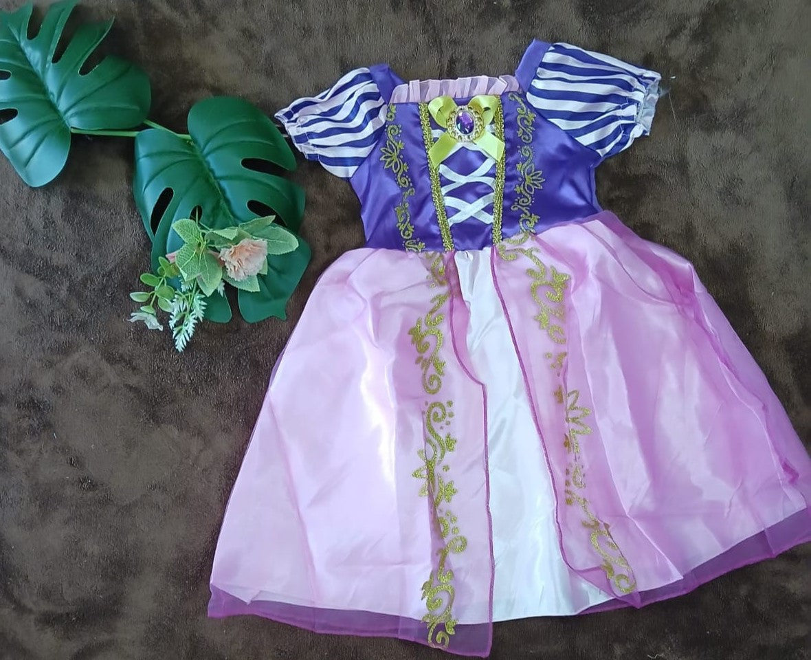 Disfraz de Princesa Rapunzel para Niña - ¡Un Cuento de Hadas Hecho Realidad!