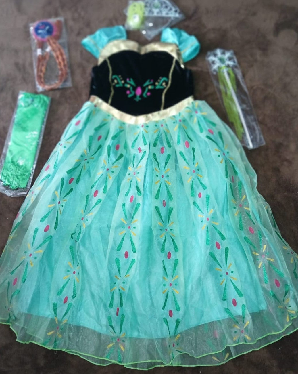 Vestido de Aventura de Anna de Frozen