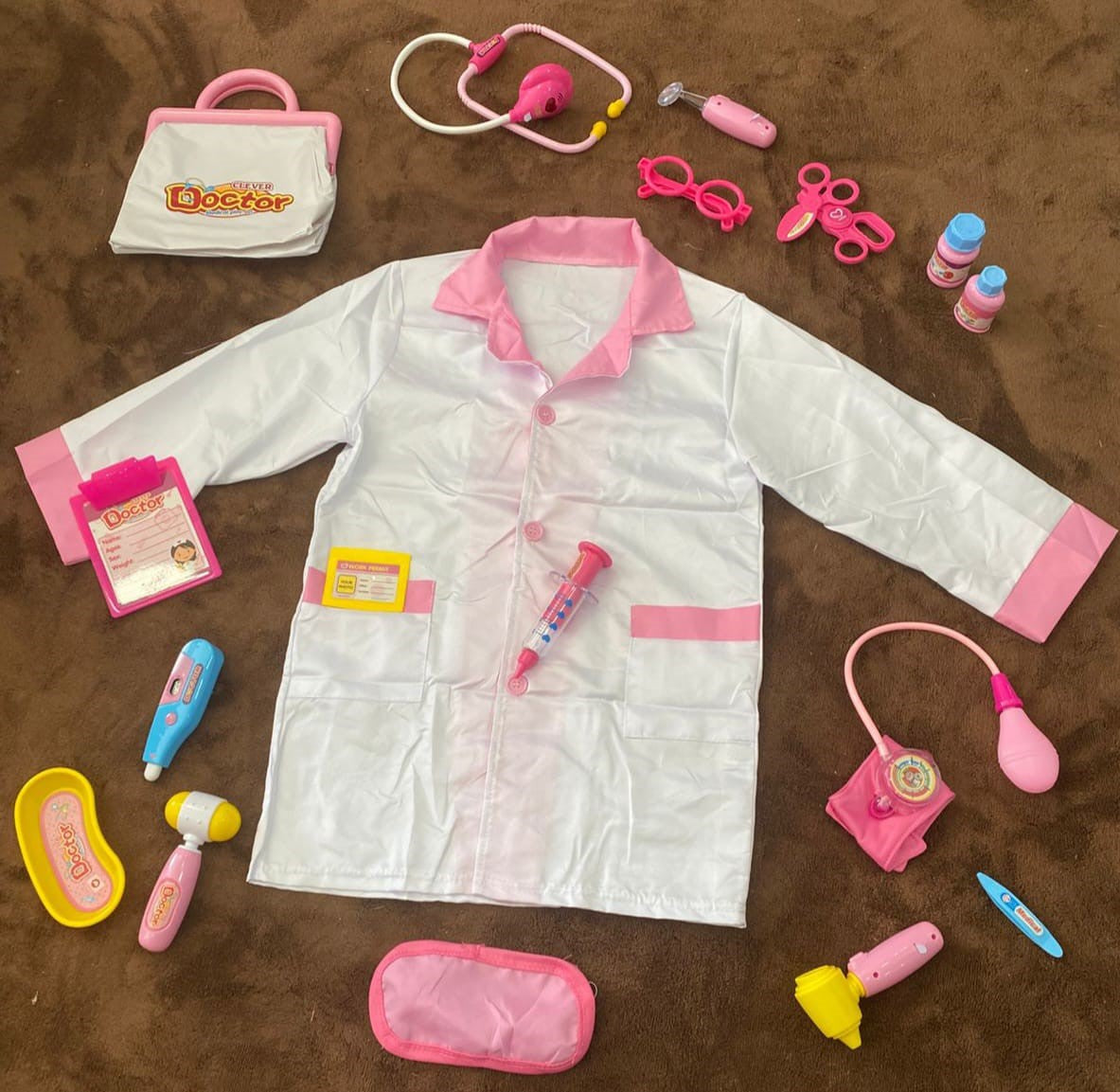 Kit de Disfraz de Doctor/Doctora para Niños con Bata y Accesorios