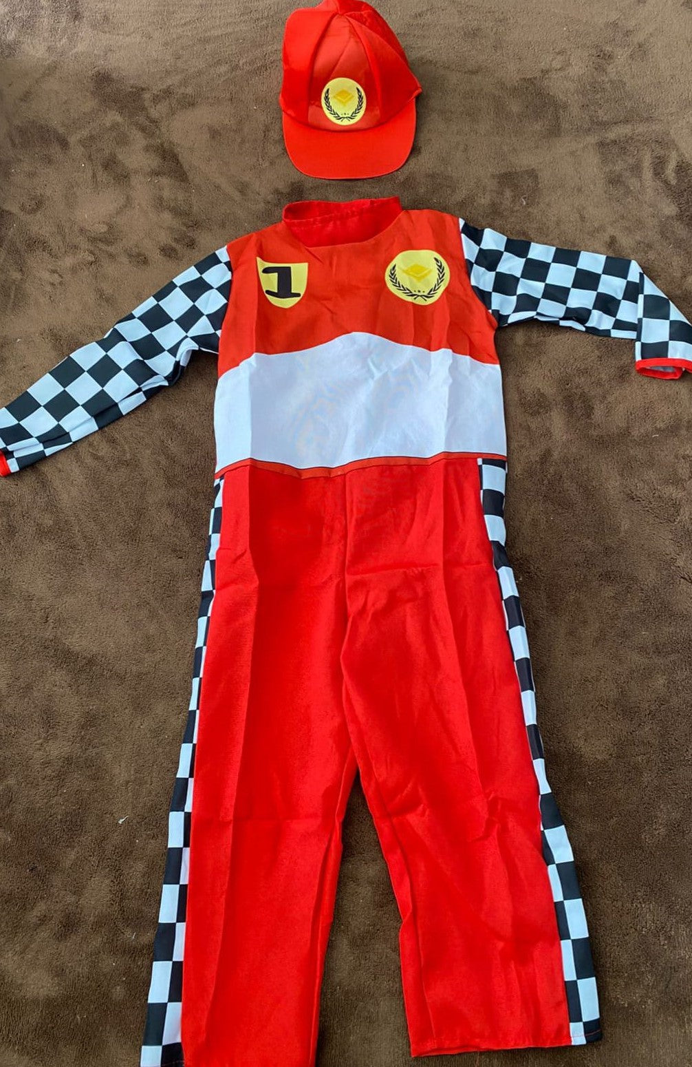 Disfraz / Traje de Piloto de Carreras para Niño - ¡Campeón de la Pista!