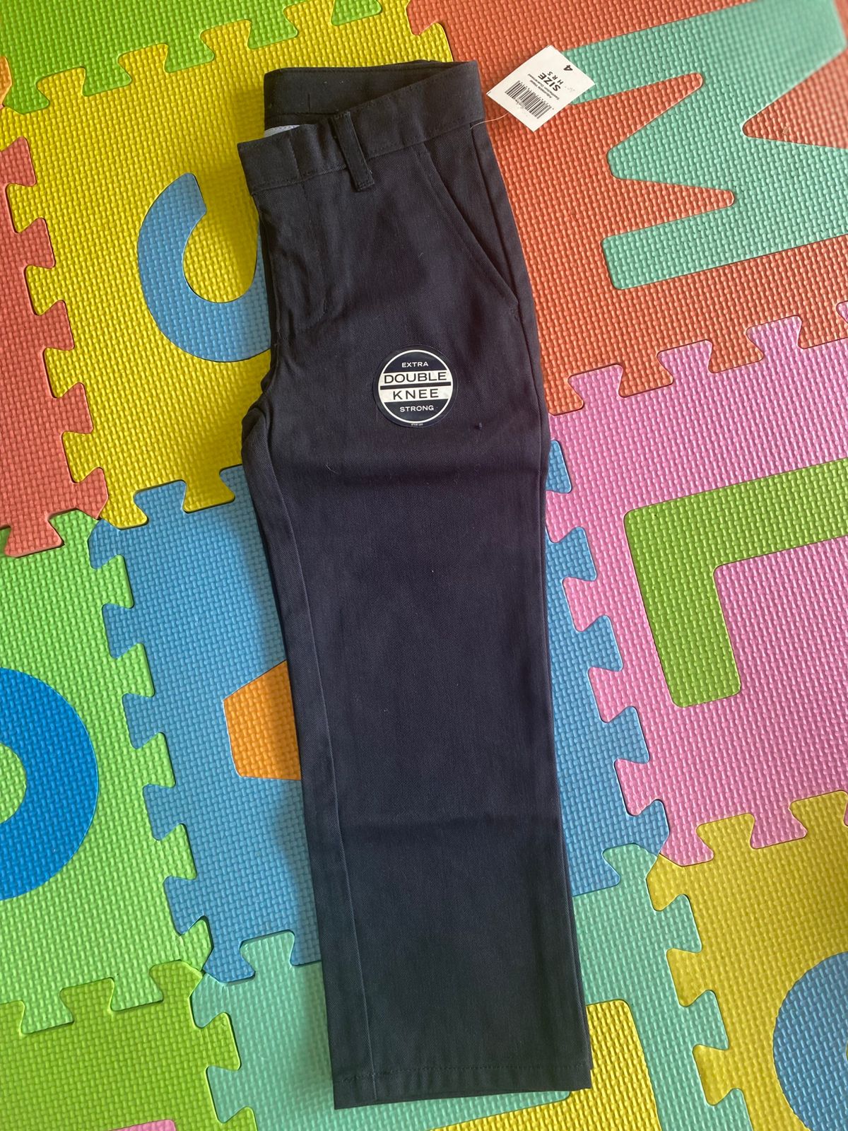Pantalón Escolar Clásico para Niños - Azul Marino Oscuro - Comodidad y Durabilidad