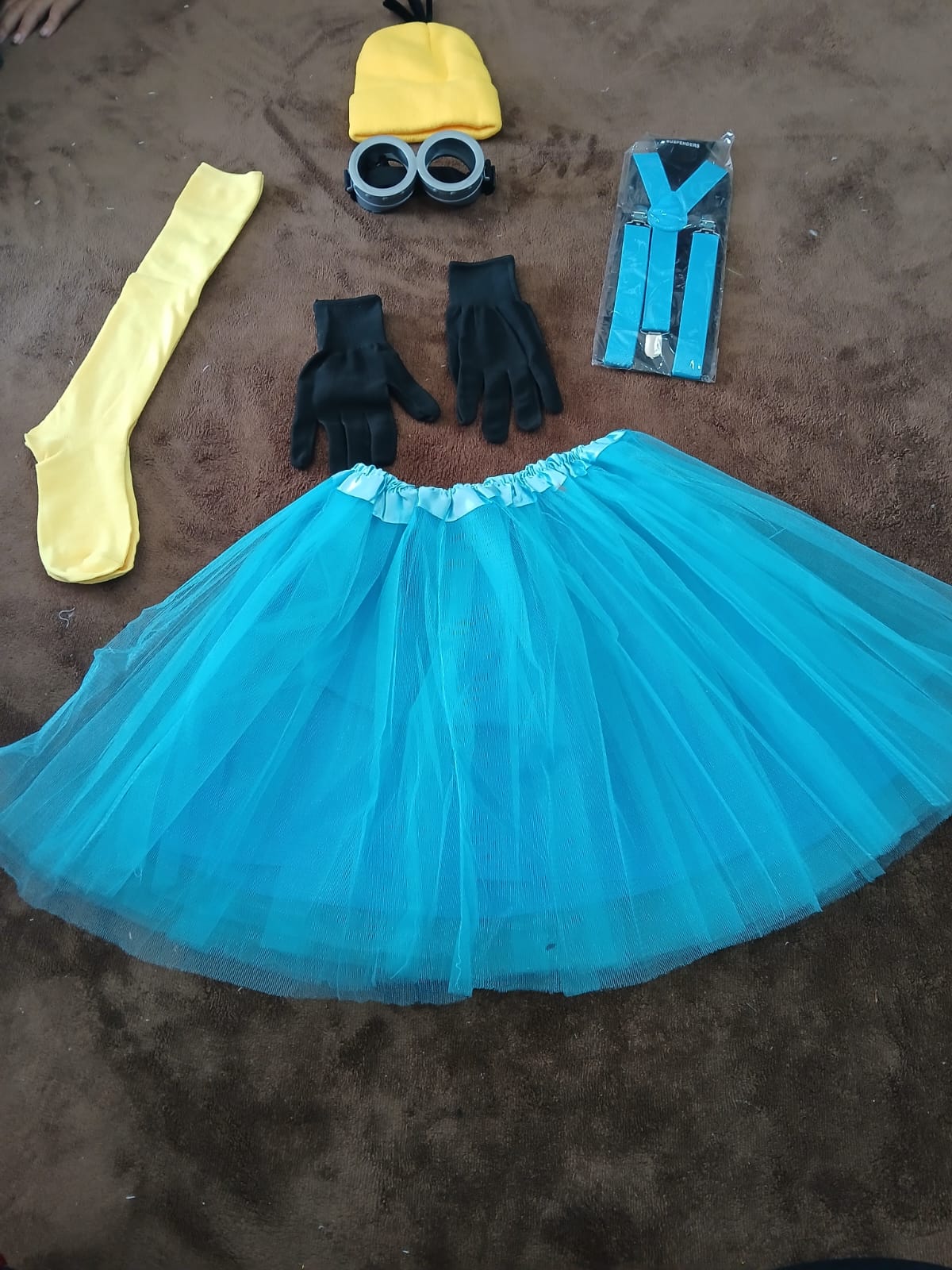 Disfraz de Minion para Niña con Tutu