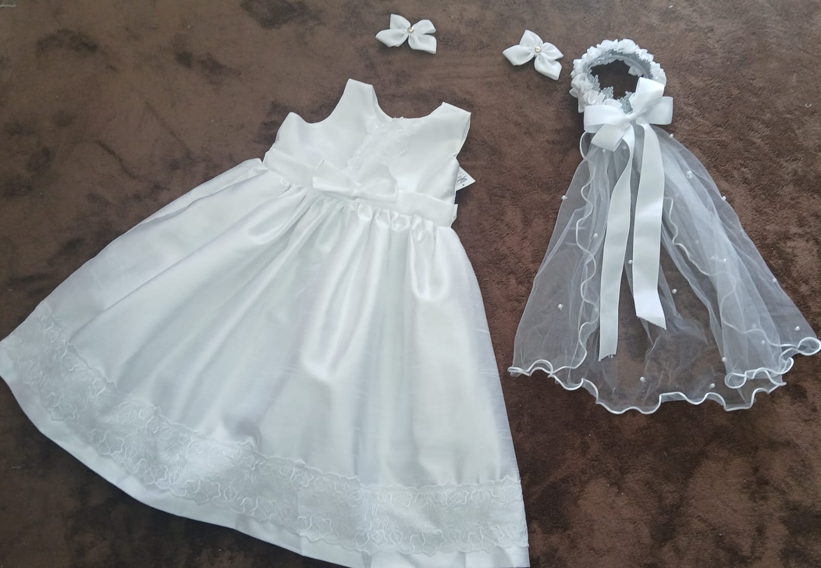 Vestido Blanco para Bautizo o Primera Comunión